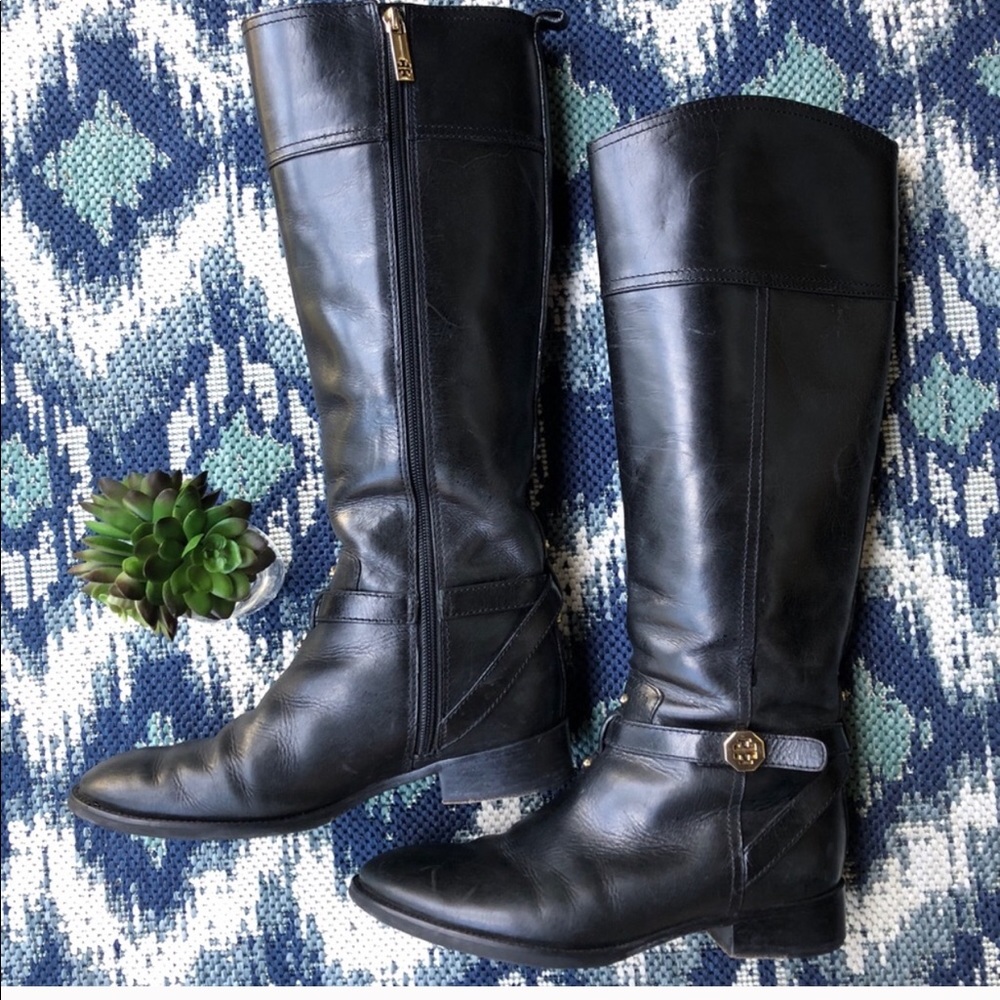 Tory burch riding boots size 7.5